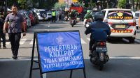 Satlantas Polres Metro Tangerang Kota Gelar Razia Knalpot Brong, 24 Motor Terjaring.