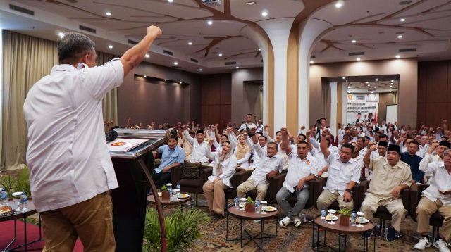 Muzani Harap Kader, Relawan, dan Partai KIM Sungguh - Sungguh Berjuang untuk Prabowo-Gibran Satu Putaran.