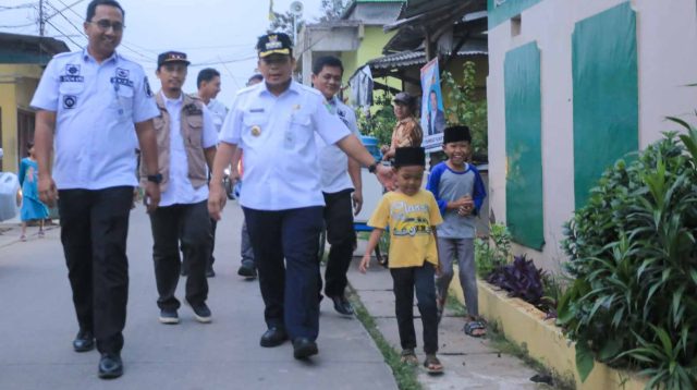 Pj.Walikota Tinjau Sistem Pengendali Banjir di Wilayah Cibodas.