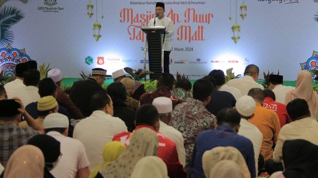 Masjid An Nuur Tang City Mall di Resmikan Oleh Pj.Walikota Tangerang.