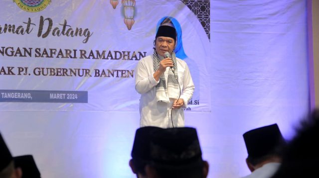 Pj.Gubernur Banten Safari Ramadhan Di Masjid Agung Al Ittihad Kota Tangerang.