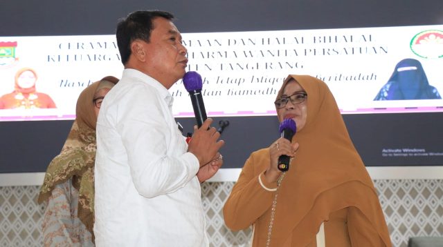 Sekretaris Daerah Hadiri Halal Bihalal Dharma Wanita Persatuan Kabupaten Tangerang.