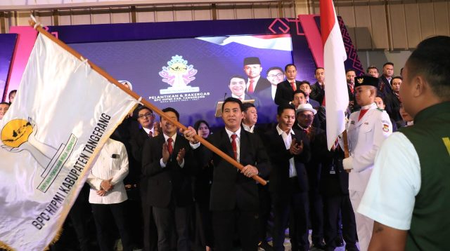 Sekda Hadiri Pelantikan BPC HIPMI Kabupaten Tangerang Masa Bakti 2024-2027.