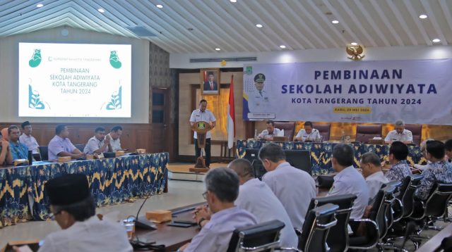 Kegiatan Pembinaan Sekolah Adiwiyata Dibuka Oleh Pj Wali Kota Tangerang.
