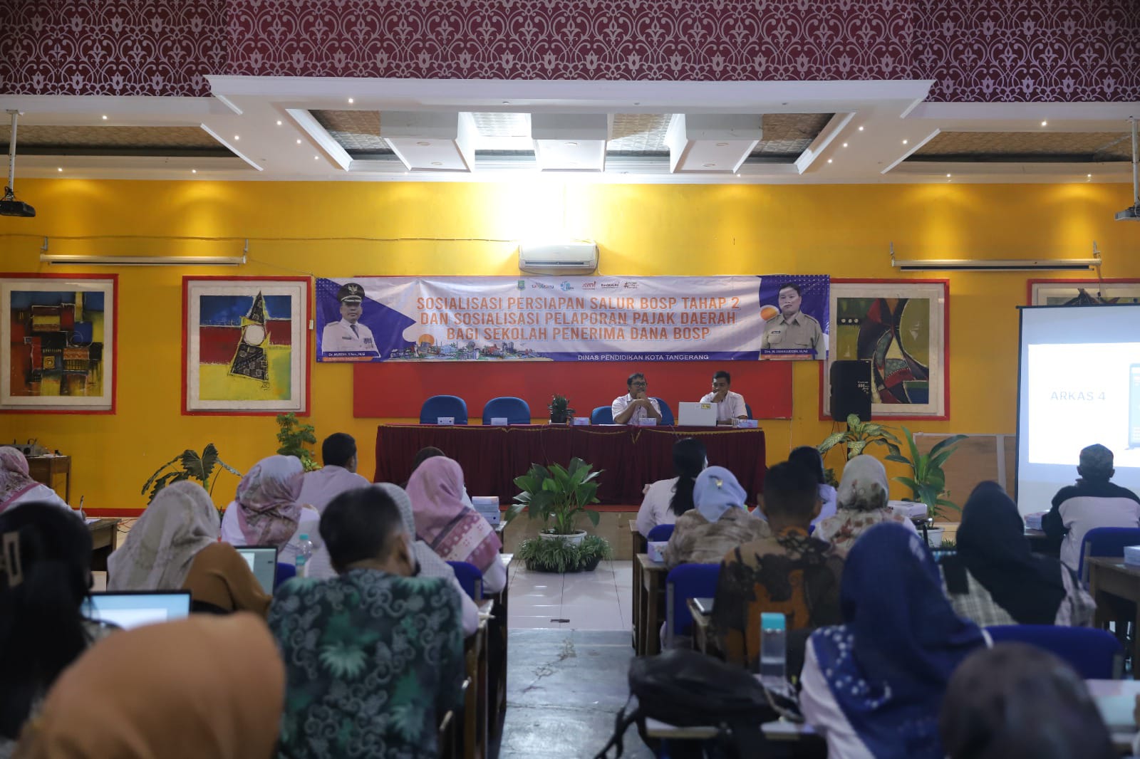 Dinas Pendidikan Kota Tangerang Gelar Sosialisasi Perpajakan Dana Bos