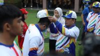 Pj Wali Kota Tangerang Melepas Kontingan Atlet Siap Bertanding di POPDA Ke XI Banten.