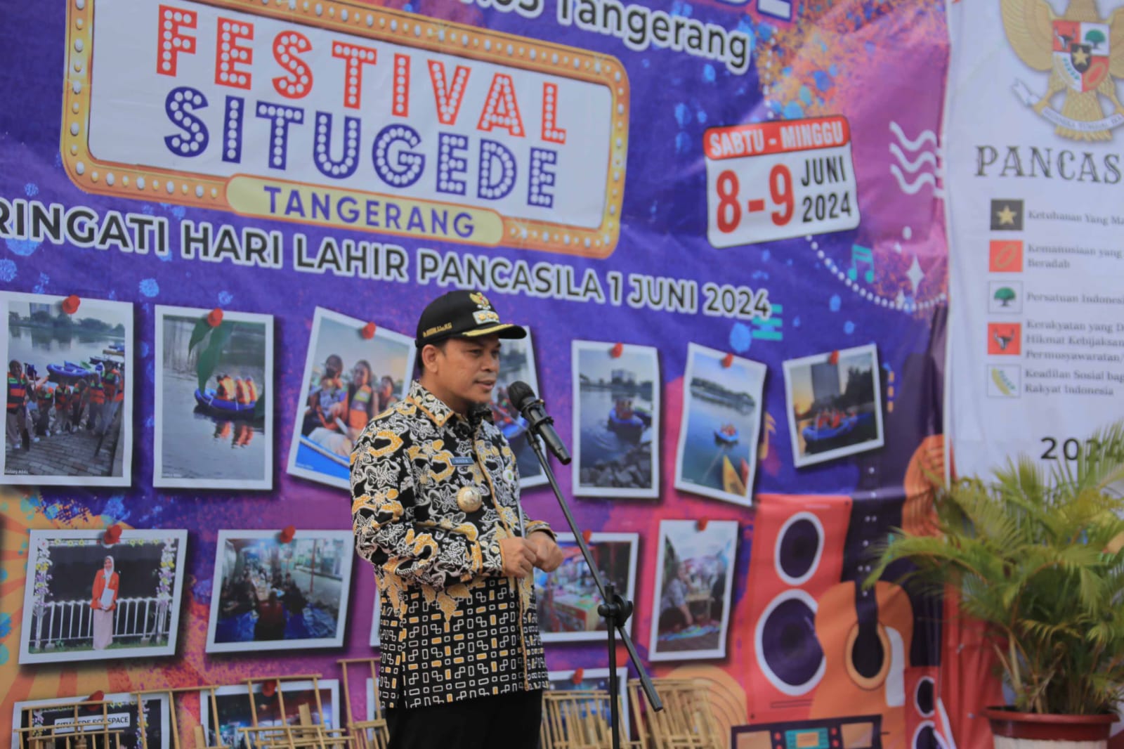 Pj Wali Kota Tangerang Menghadiri Festival Musisi Jalanan.