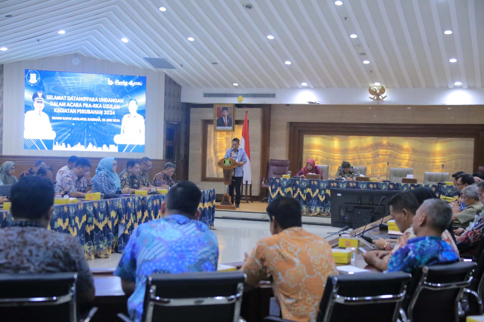 Pj Wali Kota Tangerang Buka Kegiatan Pra RKA Perubahan TA 2024.