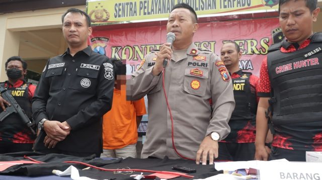 Polisi Berhasil Amankan Tersangka Curanmor 9 TKP di Surabaya yang Kabur ke Kalimantan
