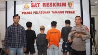 Polres Tanjungperak Kembali Amankan 6 Remaja Kelompok Gangster Team Error Surabaya.