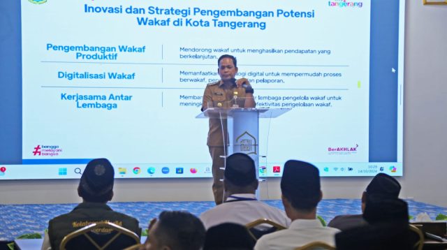 Pj Wali Kota Tangerang Menghadiri Rakerda BWI.