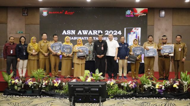 Pemkab Tangerang Apresiasi ASN Berprestasi lewat Penganugerahan ASN Award 2024.