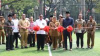 Wabup Tangerang Intan Bersama Dirjen PAUD Resmikan Revitalisasi Lapangan Sekolah Islamic Village.