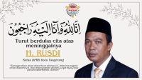 Ketua DPRD Kota Tangerang Rusdi Alam Wafat, JTR: Beliau Tokoh yang Rendah Hati dan Dekat dengan Jurnalis