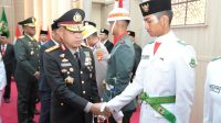 Kapolda Banten Hadiri Pengukuhan Paskibraka dan Pasukan 45 Provinsi Banten 2026